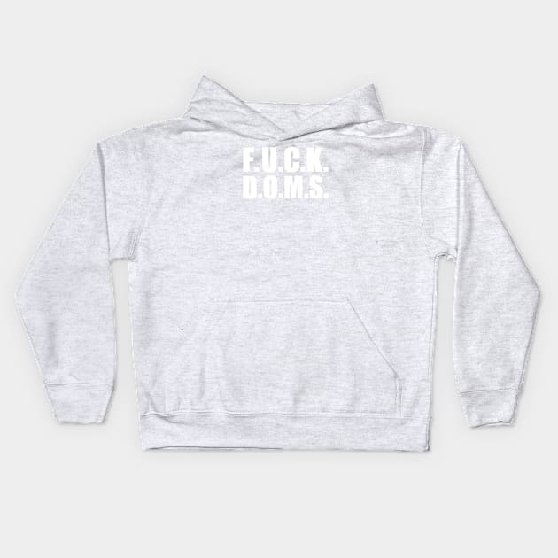 F.U.C.K. D.O.M.S. Kids Hoodie by theUnluckyGoat